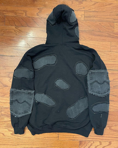 OEM fabricación desgastada sudaderas con capucha hombres personalizado de alta calidad de algodón de los hombres de gran tamaño 420 GSM piedra lavada Heavy Duty Hoodie - Product Image 2