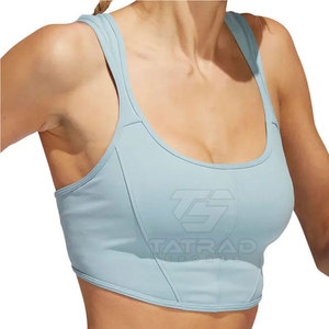 Soutien-gorge de sport pour femmes, couleurs personnalisables, logo frontal, séchage rapide, respirant, maintien léger, haute qualité, personnalisable - Product Image 2