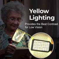 4X Rechargeable Magnifying Glass with 10 Anti-Glare & 3 Model light style LEDs