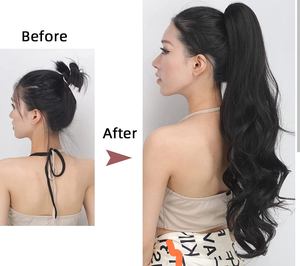 Extensiones de cabello Remy indio PONY TAIL de alta calidad Cabello humano real para un aspecto elegante - Product Image 4