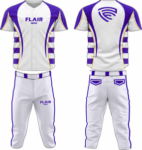 Vente en gros de maillots de baseball et de softball à la mode personnalisés chemise de sublimation respirante avec un style unique pour les ensembles de jeu - Product Image 4