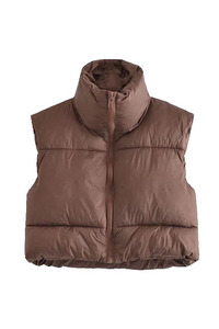 Chaleco Acolchado Unisex Sin Mangas de Poliéster 100% de Alta Calidad con Logotipo Personalizado OEM, Gran Venta - Product Image 3