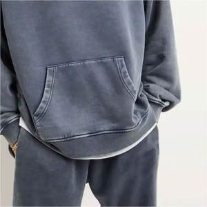 Sweat-shirt tendance de haute qualité avec logo patch, surdimensionné, délavé à l'acide, 400 g/m², design personnalisé, produit très demandé - Product Image 6