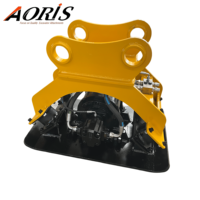 Compacteur à plaques vibrantes hydrauliques renforcé et robuste pour mini-excavatrices de 2 à 3 tonnes