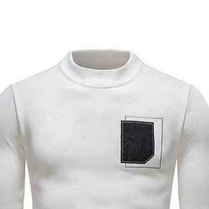 Winter New Fashion Style Pullover Solid Color Knitwear Fashion Sweater Men Round-Neck Sweaters Long Sleeve Cotton Breathable - Product Image 2