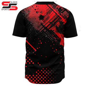 เสื้อเบสบอลซอฟต์บอลเสื้อคอวีสำหรับผู้ใหญ่เสื้อเบสบอลอเมริกันลีก - Product Image 2