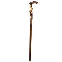 AVEC BÂTON DE MARCHE AVEC CARVING PERSONNALISÉ Cadeau ou aide à la mobilité pour hommes et femmes Marche en bois artisanale