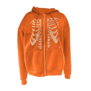 Sweats à capuche en coton mélangé pour hommes, abordables, avec strass, fabriqués en usine, solides, en polaire d'hiver, vente en gros - Product Image 4