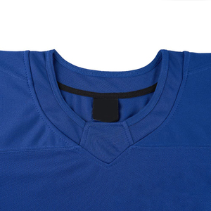 Vêtements de sport actifs hommes col rond vêtements de Hockey sur glace ensembles de maillots 100% Polyester Hockey sur gazon sergé attirail maillot chemise unisexe - Product Image 3