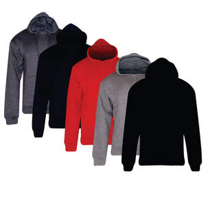 Sudadera con Capucha de Alta Calidad para Hombre, Diseño Personalizado, 100% Algodón, Impermeable, con Logotipo de Diamantes de Imitación y Cremallera Completa - Product Image 4