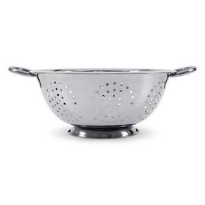 Stainless Steel Metal Colander Lightweight Sturdy Frame Fine Mesh Design Draining <b>Pasta</b> Vegetables Fruits Rice Daily Use - Product Image 4