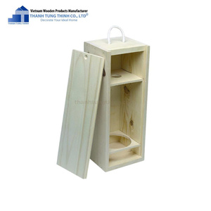 Mejor vendedor caja de vino caja artesanal de madera embalaje personalizado para caja de exhibición hecha en Vietnam - Product Image 2