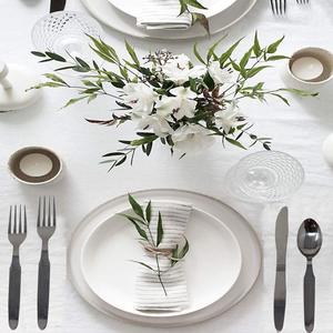 Stainless Steel Cutlery Set Home Decor Engraved Flatware Two Spoons Two Forks <b>Knife</b> Elegant <b>Dinner</b> Plate Utensils Kitchenware - Product Image 3