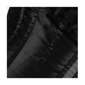 คอร์เซ็ทสีดำแนวฮาโลวีนสำหรับผู้หญิงปรับขนาดและสีได้ปรับแต่งได้ - Product Image 4