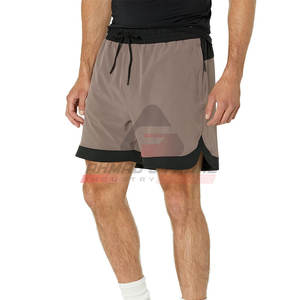 Latest Design <b>Men's</b> Gym <b>Shorts</b> 100% Cotton Solid <b>Pattern</b> Casual Style Elastic Waist Mid Waist Adult Size Pakistani Manufacture - Product Image 2