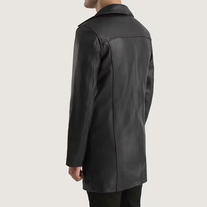 Meilleur design, nouveau manteau en cuir pour hommes à la mode, manteau en cuir de qualité unique pour hommes - Product Image 5