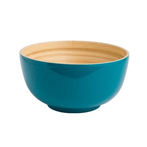 Eco2go Vietnam personalizado ecológico bambú tazón ensalada tazón conjunto bambú Natural bebé ventosa cuchara sostenible Vietnam - Product Image 1