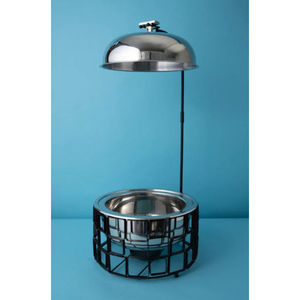 Design luxueux Chaffing Dish Buffet en acier inoxydable Chauffe-plats Mariages Fêtes Toutes occasions Plat de restauration décoratif - Product Image 4