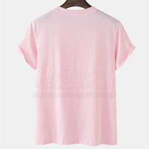 Vente en gros de t-shirts 100% coton pour hommes taille personnalisée avec logo avant pour un style personnalisé - Product Image 2