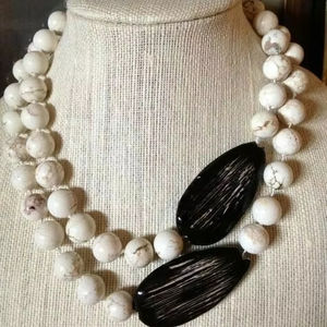 CHAÎNES Nouvelle Arrivée Buffalo Ox Corne Collier Poli Animal Style Os Bijoux Conception Naturelle Perles Femmes Filles De Mariage - Product Image 3