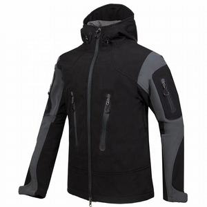 Chaquetas de Invierno para Hombre, Ligeras, 100% Poliéster, Diseño a Cuadros, Soft Shell, Comodidad y Protección para Actividades de Escalada, Prenda Superior Deportiva - Product Image 4