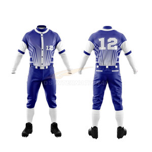 Uniforme de Béisbol de Malla Transpirable y Ligero, Personalizado con Impresión por Transferencia de Calor, Ropa Deportiva de Equipo de Alta Calidad, Servicio OEM ODM - Product Image 4
