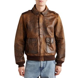 Vêtements d'extérieur décontractés pour hommes Blouson bombardier tendance avec manches longues fermeture éclair col côtelé poignets motif solide des deux côtés utilisable en gros - Product Image 2