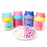 Yaourts prébiotiques lyophilisés fondants pour bébés et tout-petits, collations aux fruits FOS fondantes dans la bouche, OEM ODM Marque Privée