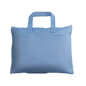 Student Book Zipper Bag Double-Layer Large Capacity Maternity Check-Up Information Bag Office Handbag Storage MODERNOFFICE