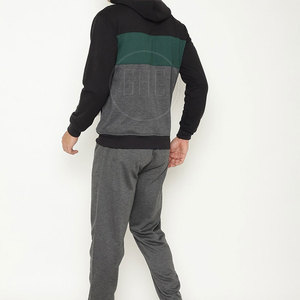 Meilleures ventes Tenue de jogging de haute qualité pour homme Impression de logo personnalisé Vêtements d'entraînement respirants pour la saison d'hiver Style solide - Product Image 3