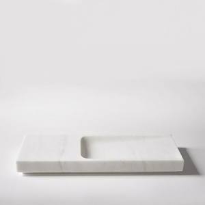 Elegante bandeja Rectangular de mármol gris, organizador de almacenamiento de tocador Premium para baño, dormitorio, mesa, decoración del hogar de lujo - Product Image 4