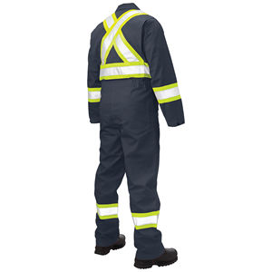 industrial coverall designed for daily industrial work use hi vis coverall practical lightweight uniform clothing coverall - Product Image 3