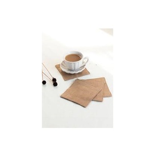 Sous-verre en lin en vrac 100% naturel sous-verre carré en tissu de lin personnalisable sous-verres en lin de haute qualité - Product Image 6