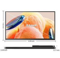 Monitor Portátil de 13.9 Pulgadas, Pantalla IPS 3K, Delgado y Ligero, 100% Color, Doble USB C, HD, para Juegos, con Altavoz, para Viajes, para Laptop
