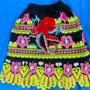 Falda Plisada Ligera de Gasa para Mujer, Estilo Vacacional, Color Sólido, Cintura Alta, Tejida, Cómoda para el Día a Día - Product Image 1