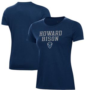 Howard University, camisetas ajustadas con cuello redondo para mujer, personalizables, HBCU, informales, cortas, transpirables, de punto, con estampado elegante - Product Image 1