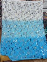 Vente en gros d'usine, robe en voile de coton imprimé, tissée peignée, fantaisie, unie, soudanaise, pour femmes, respirante, de haute qualité
