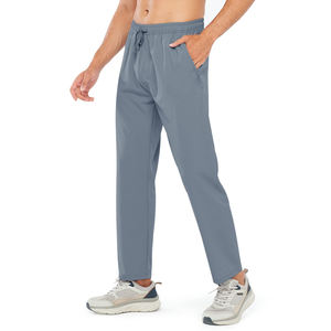 Men's <b>Trousers</b> Casual <b>Work</b> Plus Waterproof Printed Men's Pants Solid Knitted Mid Pocket Smart Casual Outdoor Wear Pants - Product Image 4