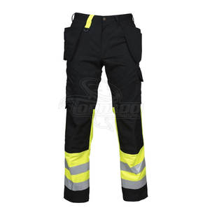 Pantalon de travail réfléchissant haute visibilité pour homme, style droit, plusieurs tailles, sécurité, vente chaude, personnalisé, 100% polyester - Product Image 4