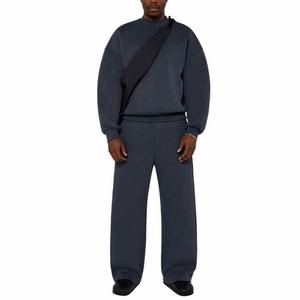 Pantalones Deportivos Casuales Personalizados, Pantalones Anchos Holgados de Pierna Ancha, Pantalones Deportivos de Felpa Francesa de Estilo Urbano, Pantalones Deportivos de Pierna Recta para Hombre - Product Image 2