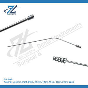 ท่อดูดยาซาร์กิล รุ่น Lure Hub ขนาด 3.5 มม. ยาว 20 ซม. ทำจากสแตนเลส เครื่องมือผ่าตัดพื้นฐาน ใช้งานด้วยมือ ได้รับการรับรองมาตรฐาน CE ผู้นำด้านการผลิตในปากีสถาน - Product Image 3