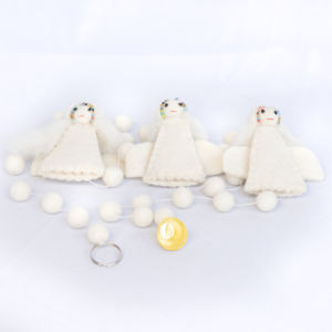 ขนแกะทำด้วยมือรู้สึกไม่ซ้ำกันต้นคริสต์มาสเครื่องประดับแขวนยืนและอุปกรณ์เสริมสำหรับการตกแต่งงานปาร์ตี้ - Product Image 6