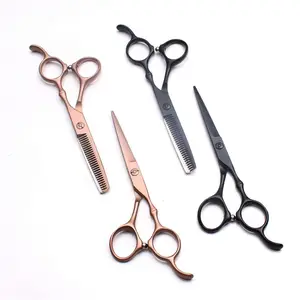 New hairdressing scissors silver high hardness 400c stainless steel beau Hair Cutting Beauty Salon Blunt-sharp Scissors