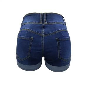 Prix d'usine vente à chaud dames taille haute jeans mini jupe ligne de mode coton jupe courte en jean pour femme - Product Image 3