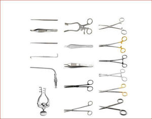 Ensemble moyen de 73 pièces Kit d'outils de chirurgie de thyroïdectomie Instruments ORL Outils chirurgicaux Source d'alimentation manuelle Matériau en acier 46 pièces - Product Image 1