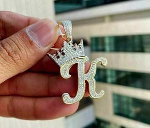 Lujo 925 Plata Moissanite diamante Iced Money Bag fianza personalizable Hip Hop fiesta joyería colgantes y dijes - Product Image 1