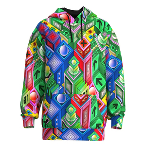 Sweat à capuche en coton mélangé unisexe personnalisé pull de haute qualité avec technique de broderie 3D impression de logo pour l'hiver ODM OEM - Product Image 1