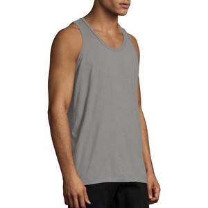 Ropa pesada de algodón para hombre, camiseta muscular para gimnasio, camisetas sin mangas personalizadas OEM, camisetas sin mangas transpirables para hombre, estilo callejero - Product Image 6