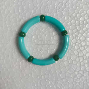 Pulsera de resina epoxi de nuevo estilo de calidad superior estándar Cuentas de resina exageradas Ropa de fiesta o regalo Brazaletes de tubo de resina epoxi - Product Image 3