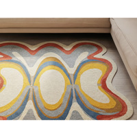 Tapis en laine uni personnalisé, moderne, abstrait, tufté à la main, antidérapant, à poils longs, pour salon, chambre, intérieur, maison, pique-nique, ensembles de décoration